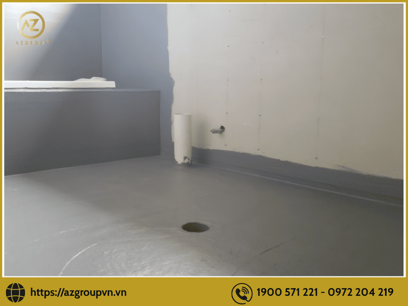 Quy trình chống thấm nhà vệ sinh tại AZGROUP