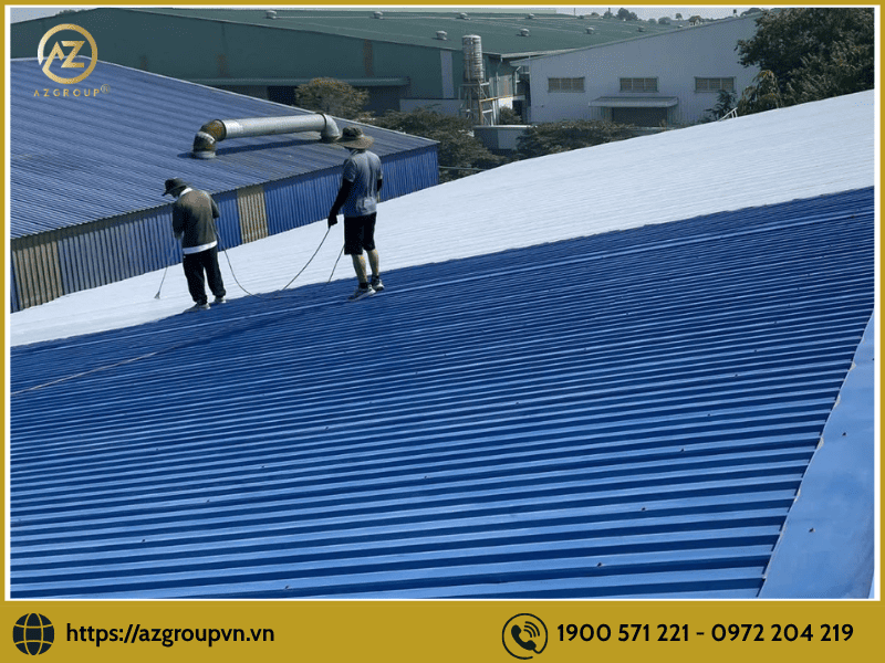 Tại sao nên chọn AZGROUP cho dịch vụ chống nóng mái tôn?