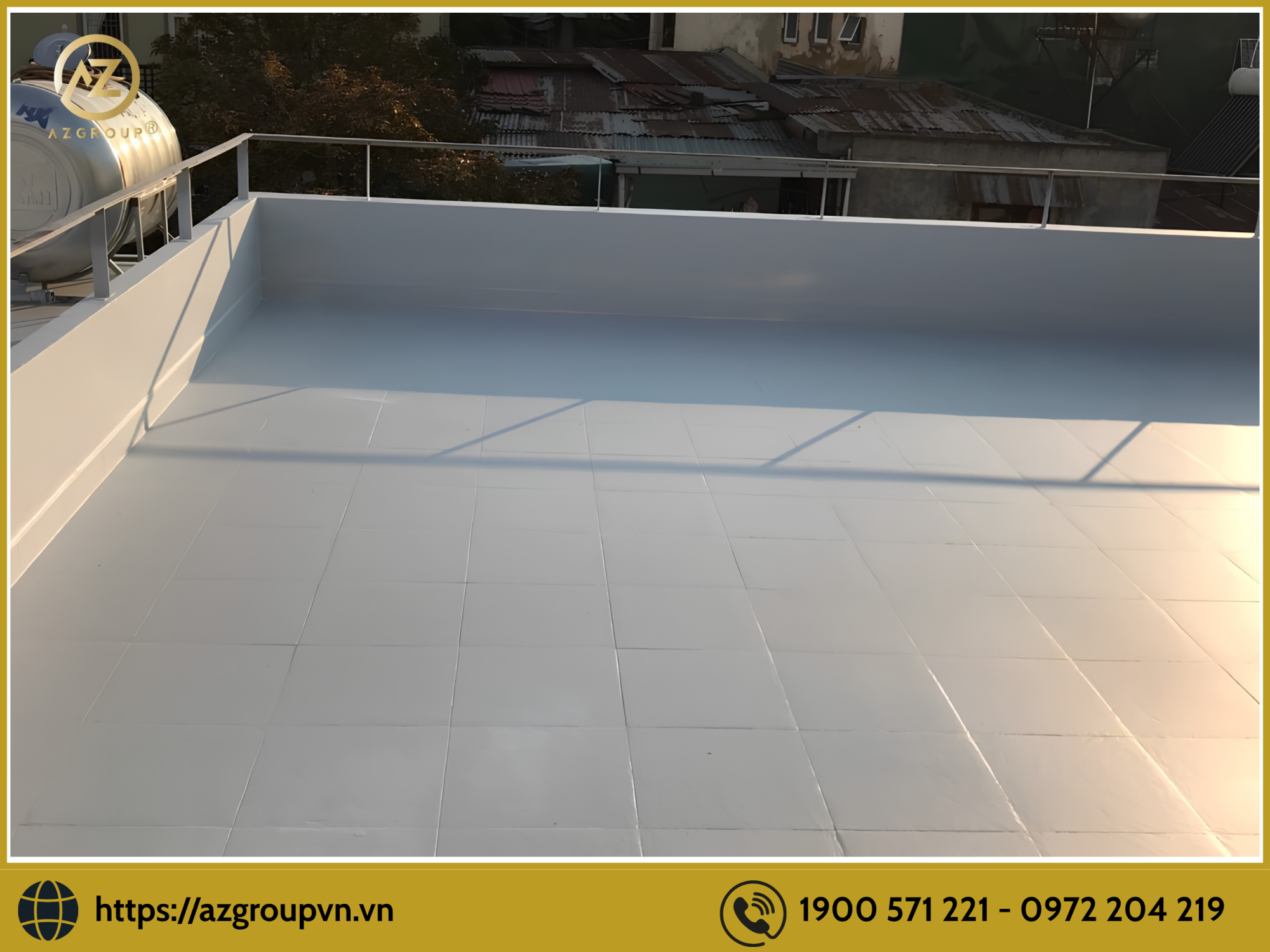 Tổng quan về dịch vụ chống thấm sàn mái tại AZGROUP