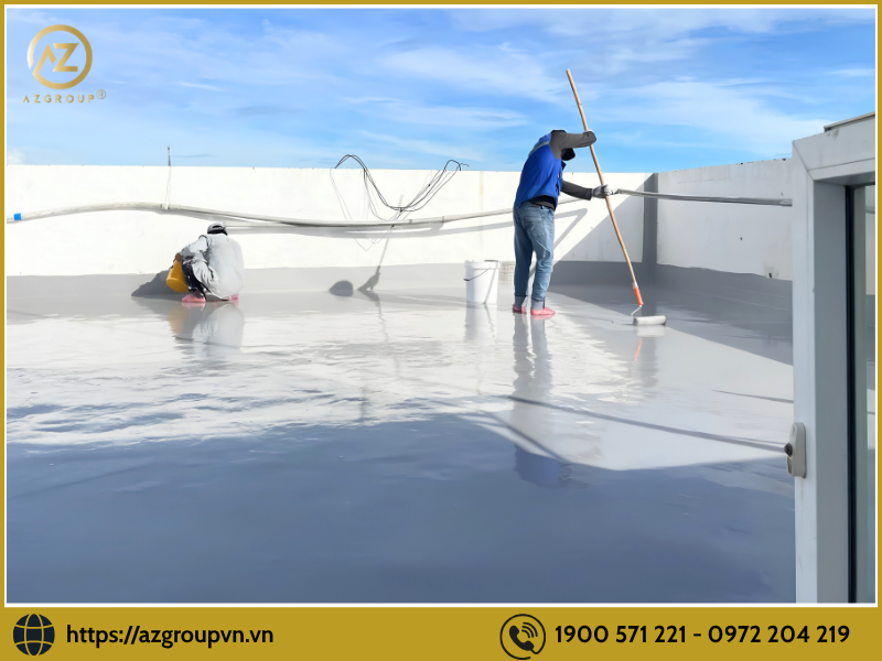 Báo giá dịch vụ chống thấm sân thượng tại AZGROUP